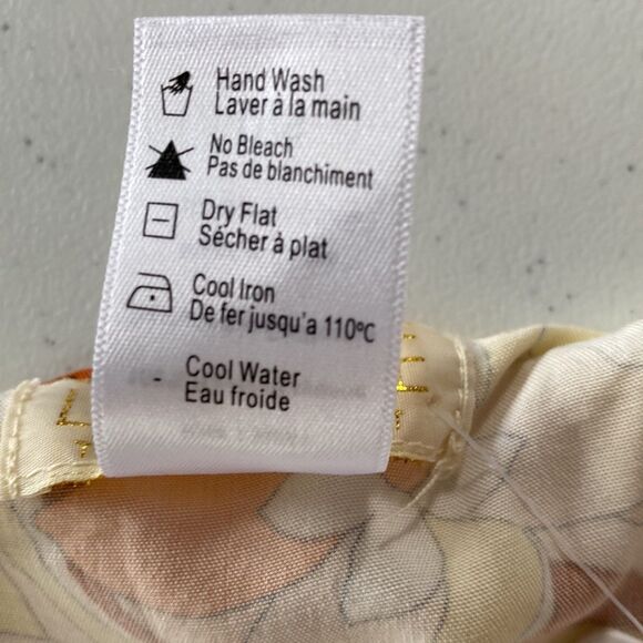 L*Space Salinas Sarong Tropical Floral Coverup Skirt Tie Waist Tassel Soulshine - Picture 10 of 14